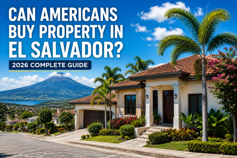 Can Americans Buy Property in El Salvador? (2026 Complete Guide)
